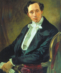 Hans Christian Andersen, 1860s by Danish School